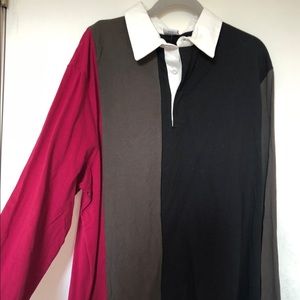 Urban Outfitters 90’s Inspired Long Sleeve Polo